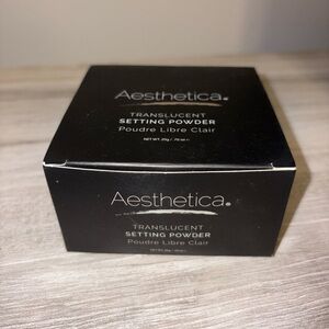 Aesthetica Translucent Setting Powder - Black Packaging
